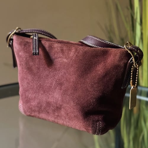 Vintage Coach Suede Bag – 2000s