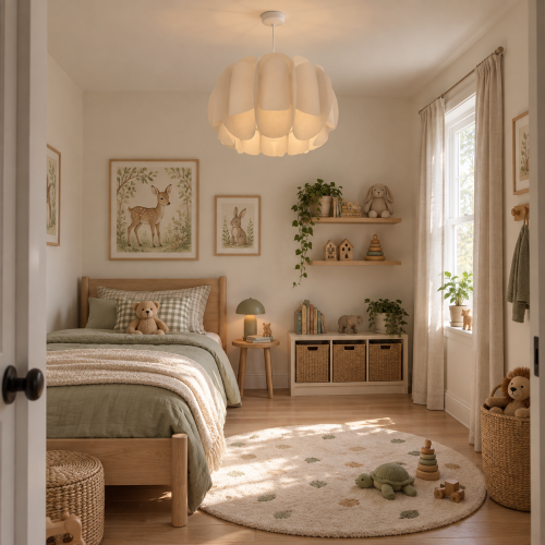 ثريا مودرن بلاستيكية بتصميم عصري انسيابي ناعم (قطر 40 سم / 50 سم / 60 سم)