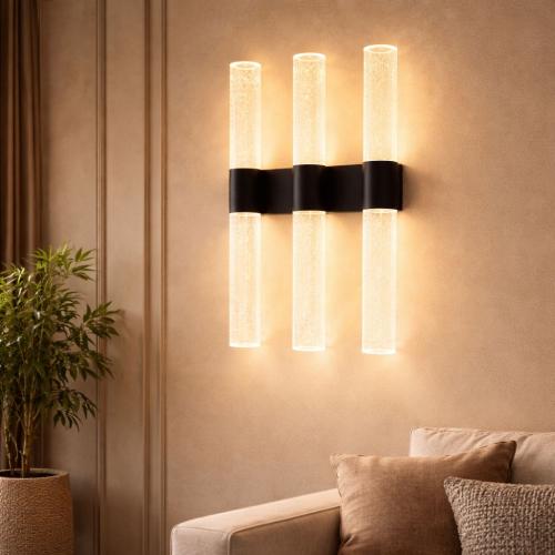 ابليك جداري LED مودرن تاثير قطرات الماء دوّار 360°...