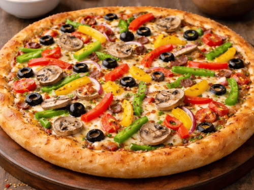 Vegetable pizza