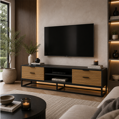 طاولة تلفزيون بتصميم أنيق 160 سم