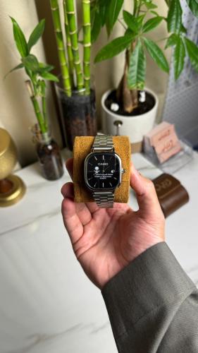Casio LTP watch in black with Seven and palm tree...