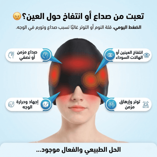 ماسك التبريد Ice Relief™ النسخة المطوّرة – كمادة ل...