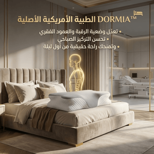احصل على DORMIA™ – وسادة النوم المثالي الأمريكية ا...