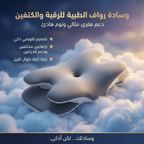 الوسادة الطبية الامريكية الآصلية DORMIA™ للرقبة وا...
