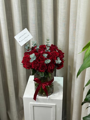 ❤️ Red Jordan Rose Vase – Luxury that expresses fe...