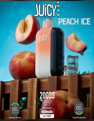 JUICY BAR سحبة سيجارة جوسي بار 20000 شفطة 50 نيكوت...