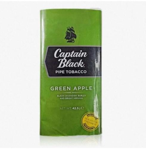تبغ كابتن بلاك تفاح اخضر 42.5 جرام CAPTAIN BLACK