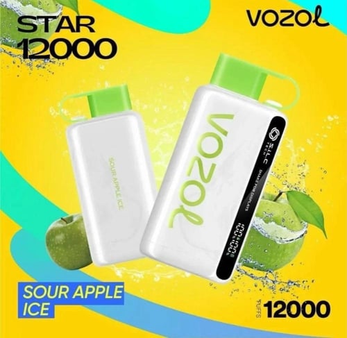 فوزول ستار 12000 سحبه 50 نكوتين Vozol Star 12000