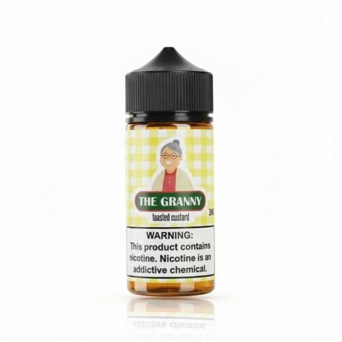 نكهة فيب 100 مل كاسترد محمص من ذا قراني THE GRANNY