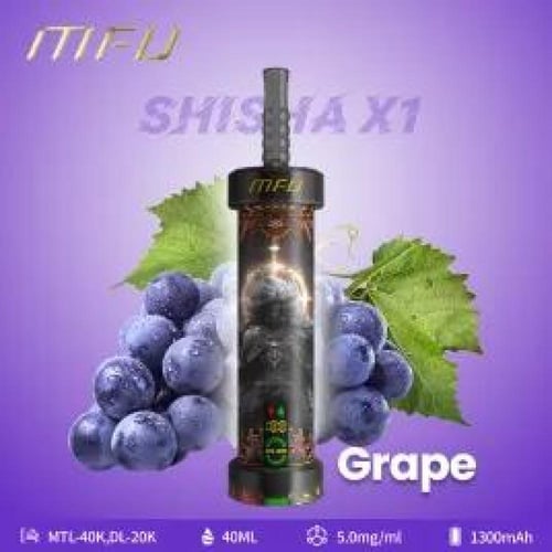 شيشة مفو 40000موش الشيشة X1عدة نكهات