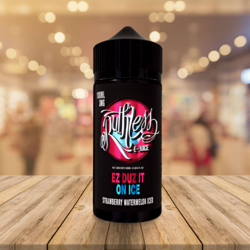 نكهة فيب روثلس بطيخ فراولة ايس 120 مل Ruthless Ez...