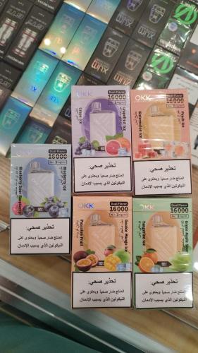 اوك نكهة مزدوجة 16000 سحبة - OKK Dual Flavor 16000...