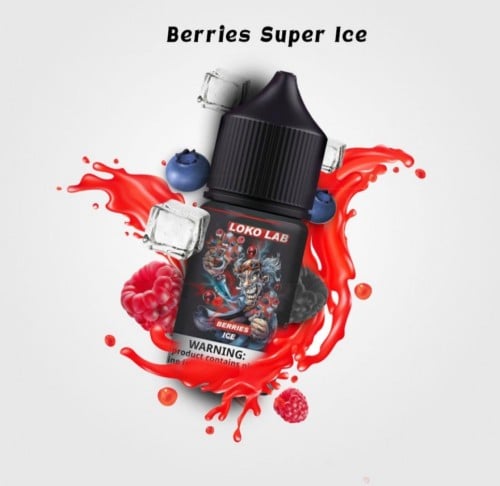 نكهة سولت لوكو لاب توت سوبر ايس loko lab Berries S...