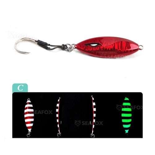 SEAFOX slow glow jigs / سي فوكس لايت جق مضيء (إضغط...