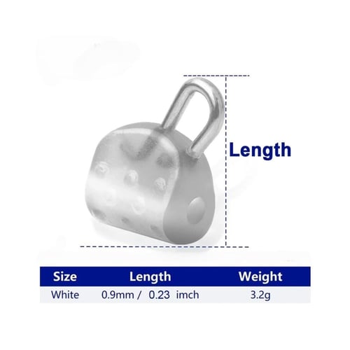 Glow slider for sliding Jigs 5pcs/bag - سلايدر مضي...