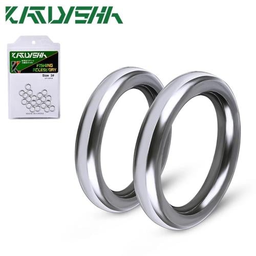 KATYUSHA 20Pcs Heavy Duty Fishing Solid Rings سولد...
