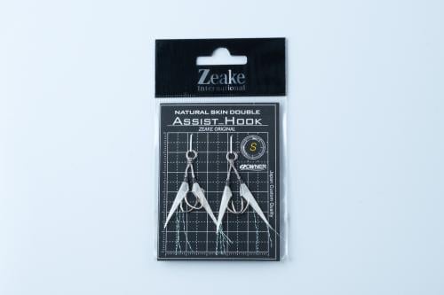 ZEAKE Assist Hook Double / أسست هوك بجلد السمك من...