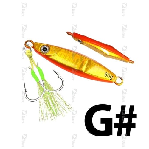 Slow Sinking Metal Jig /جق رصاص من تو لور (إضغط عل...