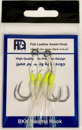 DRAG BKK light jigging Fish Leather Assist Hook /...