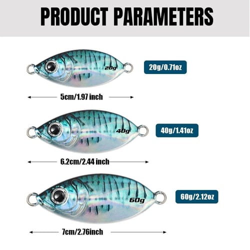 Jigging Pro UV/Glow slow jigs / جقنق برو لايت جق ي...