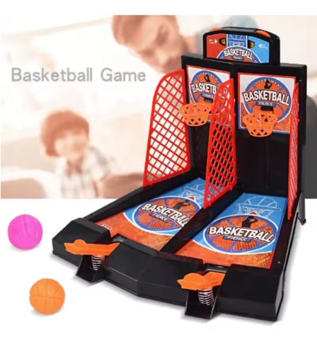 لعبة كرة السله لعبة حماسية بين اثنين مناسبه للصغار...