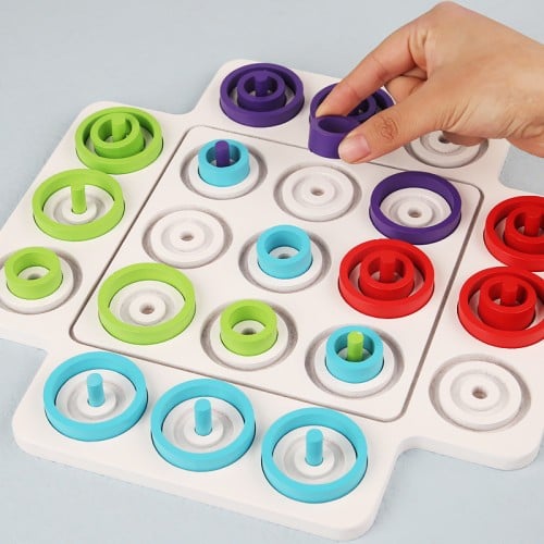 لعبة ثلاثية الفوز الخشبية 2 في 1 – TRAP