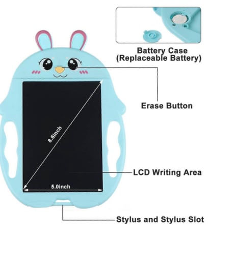 جهاز رسم تابلت بشاشة رسم ملونة ال سي دي مقاس 10 ان...
