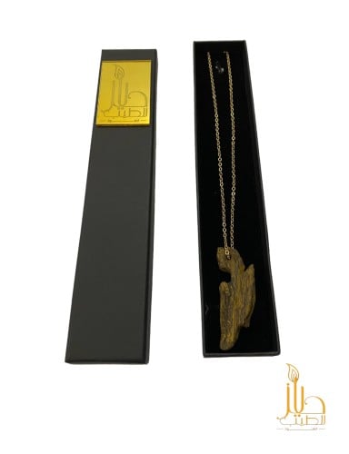 تعليقة عود الكلمنتان للسيارات لون ذهبي