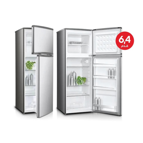 ثلاجة جنرال جولدي 182 لتر – 6.4 قدم بابين استيل GR...