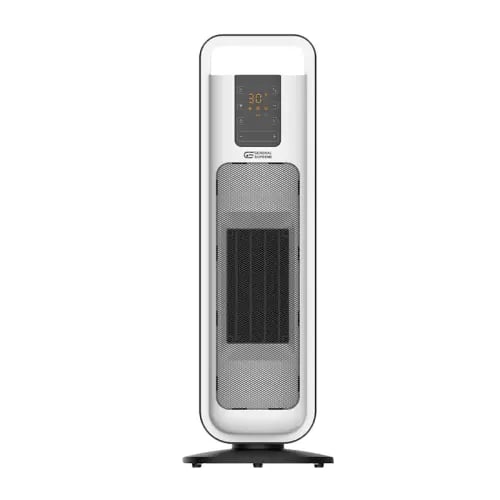 دفاية هوائية جنرال سوبريم GSH5260WB – 2000/1300 واط – تحكم باللمس – ريموت – مؤقت
