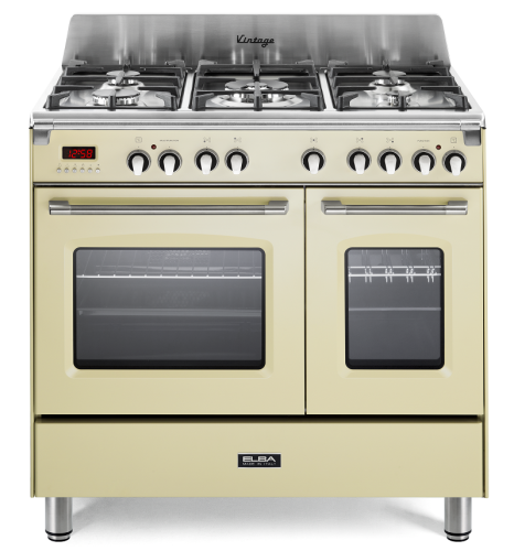 فرن غاز و كهرباء ايطالي 90 سم فري ستاند البا