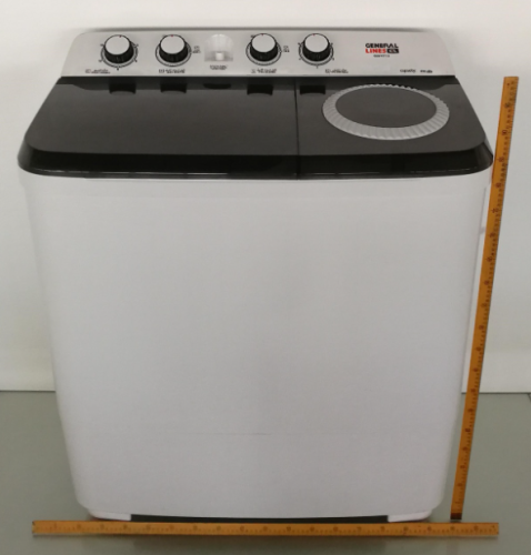 غسالة حوضين - 10 كيلو - أبيض - GLWMTT10