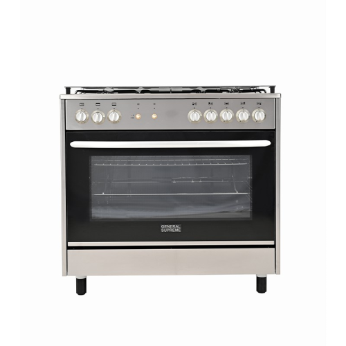 جنرال سوبريم , موقد طبخ غاز , مقاس 90*60 سم, 5 شعل...