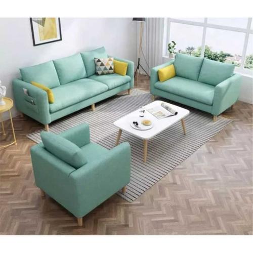 طقم غرفة معيشة 3 قطع - أخضر