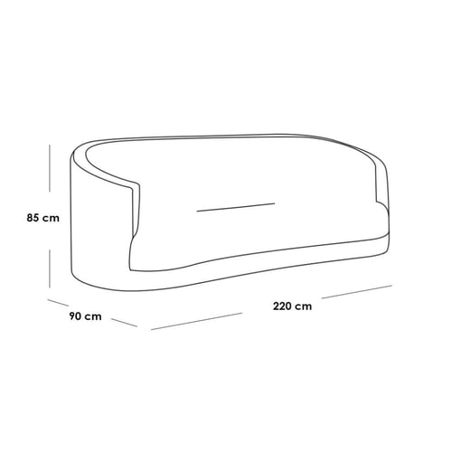 طقم غرفة معيشة قطعتين - زهري
