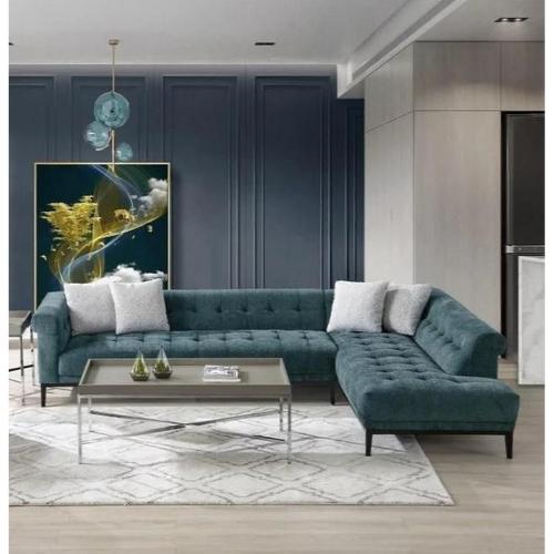 كنبة زاوية 300×280×85×85 سم - أخضر