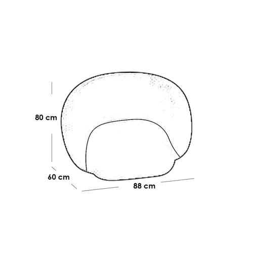 طقم غرفة معيشة قطعتين خشب سويدي وبوكليه - اوف وايت