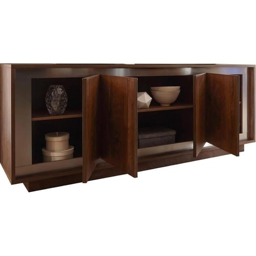 بوفيه خشب بني - 207×50×80 سم