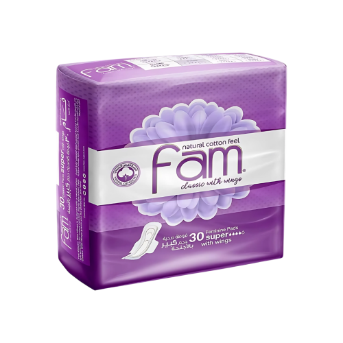 فوط فام صحية كلاسيك بالأجنحة