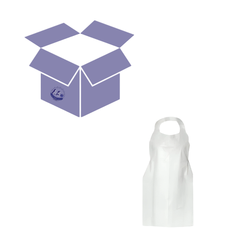 كرتون مريول بلاستيك شفاف (10 ربطات)