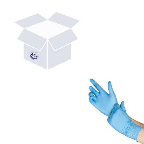 كرتون مانجو بلاست كفوف أزرق L