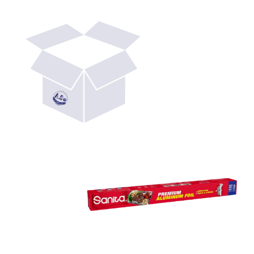 كرتون سانيتا ورق القصدير، 37،5 قدم مربع 24 حبة