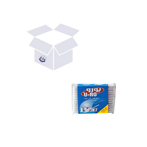 كرتون يورو اسفنج فضي عالي الجودة مزودة بطبقة فضية...