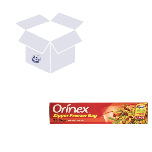 كرتون أورينكس كيس فريزر بسحاب مزدوج مقاس 268 مم ×...