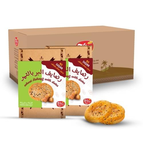 رهايف البر بالتمر– كرتون 6 عبوات | تشكيلة فاخرة من...