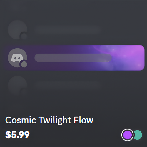 افكتات دسكورد ( $5.99) Discord Cosmic Twilight Flo...