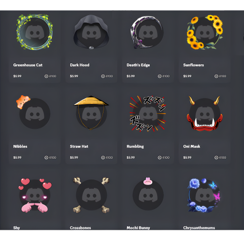 افكتات دسكورد Any ($5.99) Discord Decorations & ef...