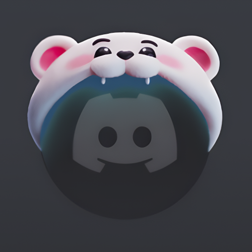 افكتات دسكورد ($5.99) Discord Polar Bear Hat decor...