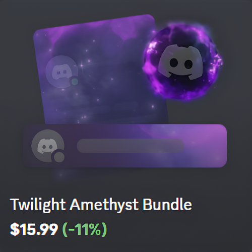 افكتات دسكورد ( $15.99) Discord Twilight Amethyst...